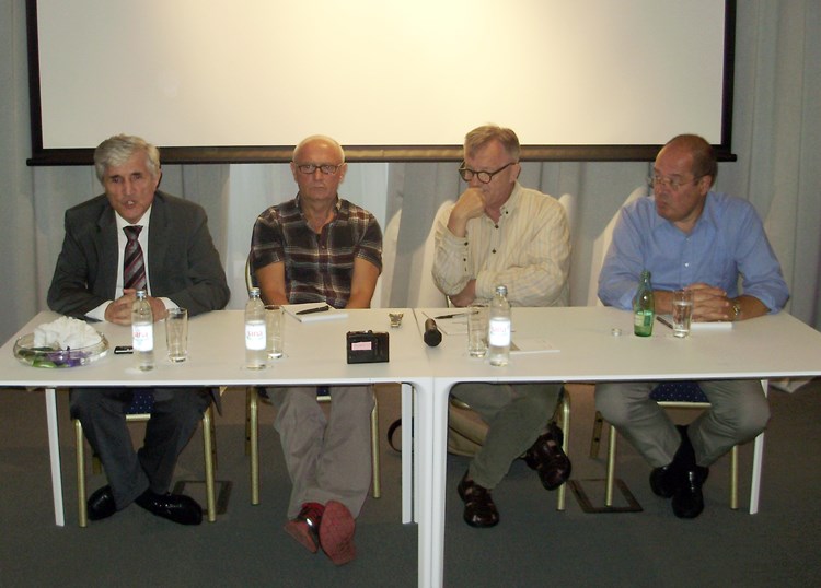 Profesori Mahmtućehajić, Bjelić, Savić i Banac (Z. ANGELESKI)