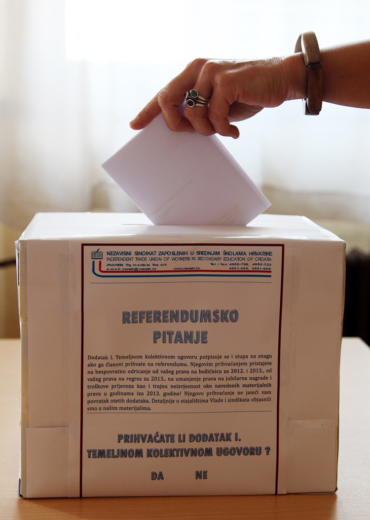 Referendum će trajati tri dana (snimio M. ANGELINI)