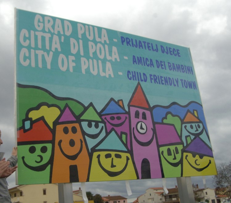 Grad Pula već je neko vrijeme u mreži gradova-prijatelja djece (arhiva)
