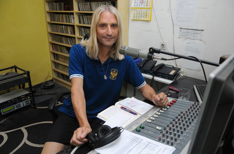 Ivo Čipčić u studiju Radio Maestrala (Dejan ŠTIFANIĆ)