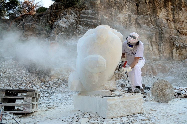 Metod Frlic će ove godine završiti svoju skulpturu fontane (J. PREKALJ)