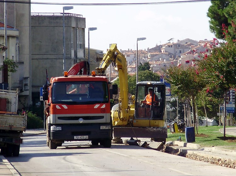 Gradnja plinovoda u Istarskoj ulici (A. POKRAJAC)