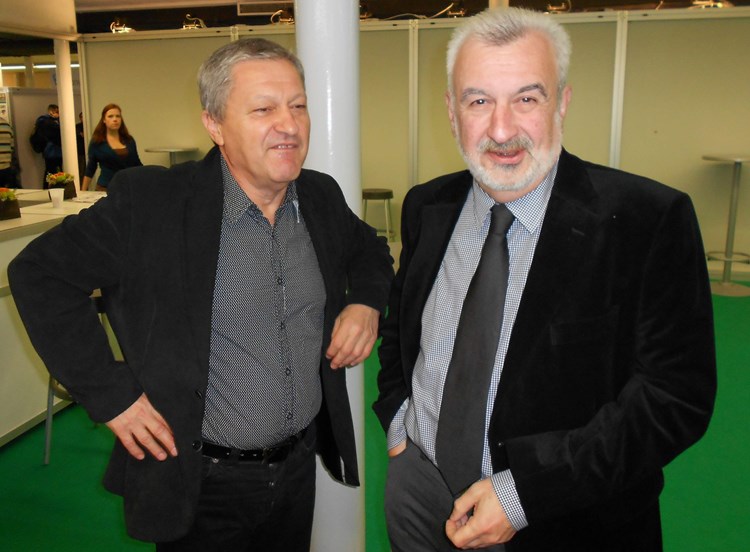 Dragan Velikić i Radoslav Petković na Beogradskom sajmu knjiga