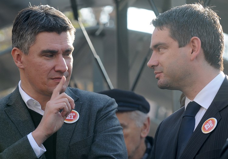 U Puli leži ključ istarske koalicije IDS-a i SDP-a - Zoran Milanović i Boris Miletić (M. ANGELINI)