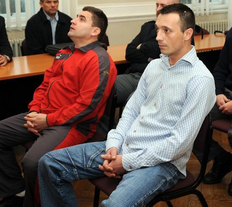 Zoran Matošin i Vlado Škorić 2009. u Županijskom sudu u Puli (arhiva) 