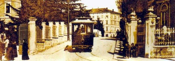 Tramvaj je prolazio današnjom Dobrilinom ulicom uz Dom branitelja 
