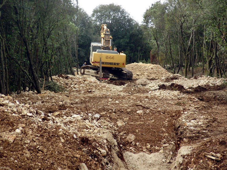 Gradnja kanalizacije kod Kokuletovice (A. POKRAJAC)