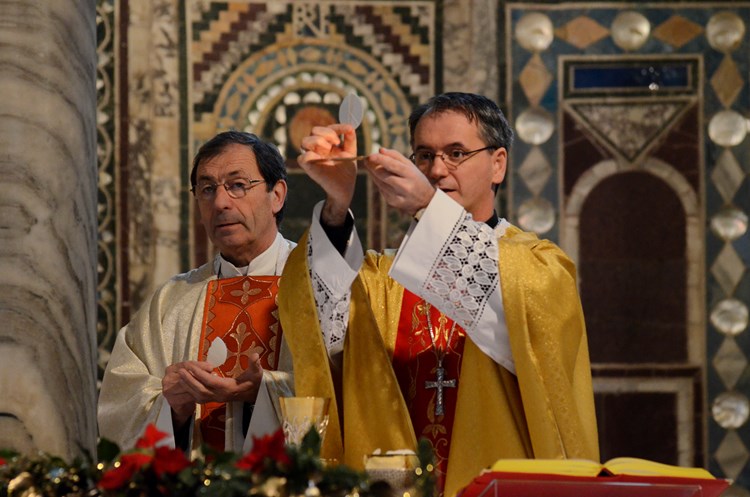 Božićna misa u Eufrazijevoj bazilici u Poreču