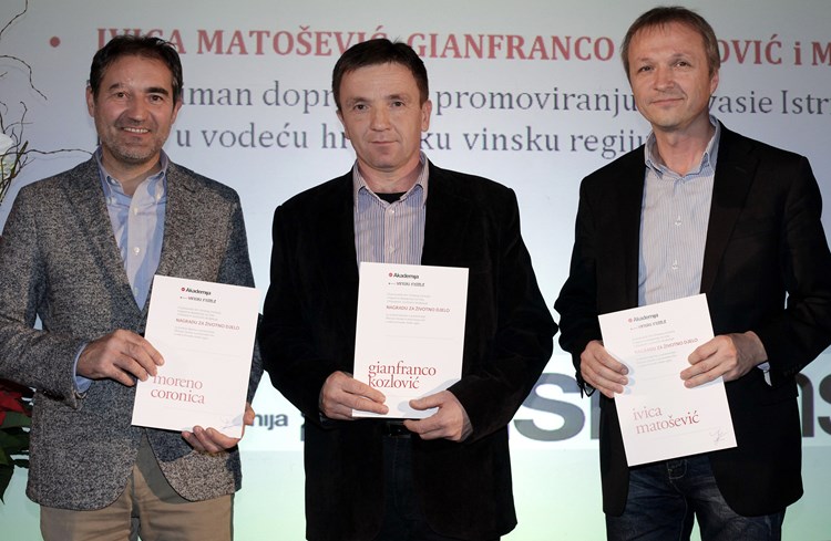 Nagrade magazina Akademiija za životno djelo dobili  Matošević, Kozlović i Coronica