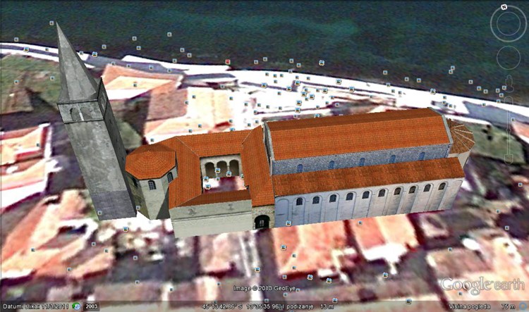 Nedovršena 3D Eufrazijeva bazilika