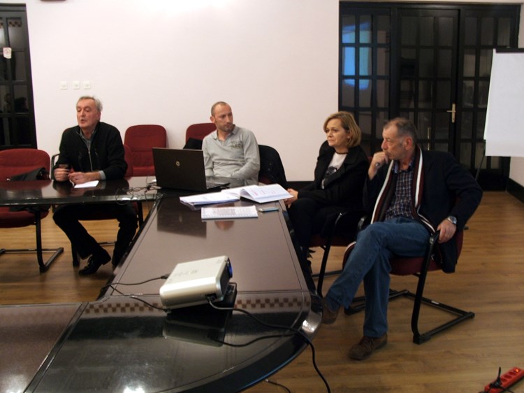Brajan Radolović, Sergej Banović, Jasminka Peharda-Doblanović i Valdi Runko