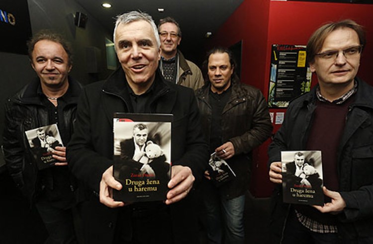 Sa zagrebačke promocije: Uz Predina su Hrvoje Horvat, Zoran Čutura, Boris Dežulović i Vilim Matula (Foto Aquarius Records)