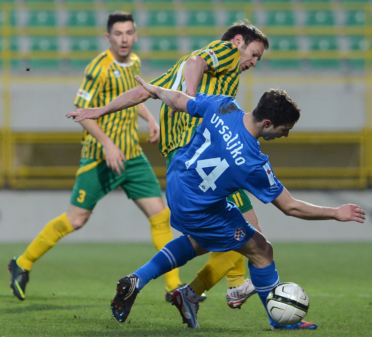 Goran Roce i Hrvoje Milić postigli su polovicu proljetnih golova "zeleno-žutih" (M. ANGELINI)