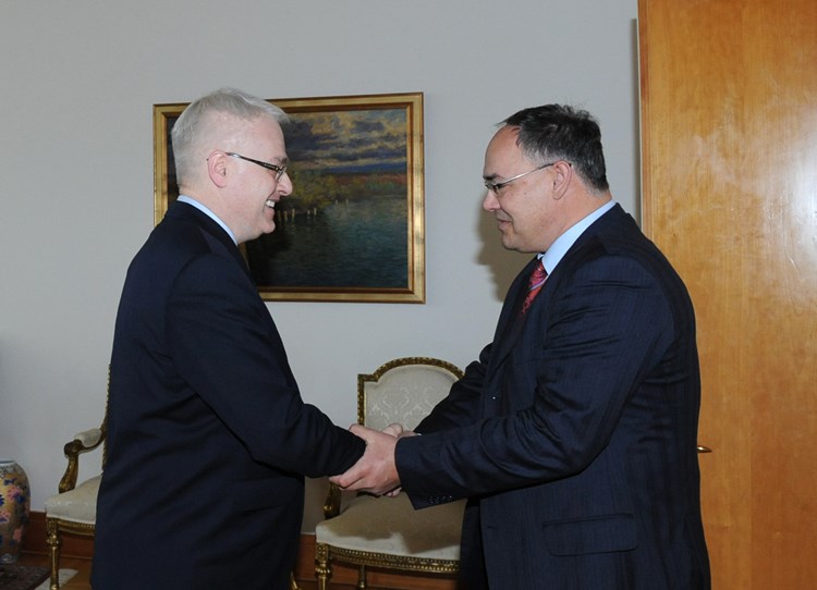 Damir Kajin kod predsjednika Ive Josipovića