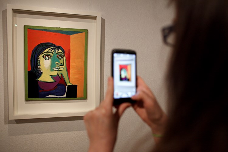 Izložba kronološki pokriva različite faze i medije Picassova stvaralaštva (D. MATIĆ/CROPIX)