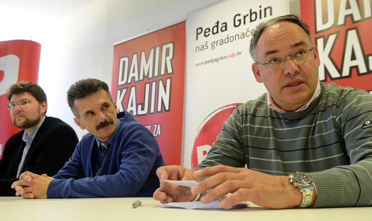 Peđa Grbin, Ilijaz Ališković i Damir Kajin (M. ANGELINI)