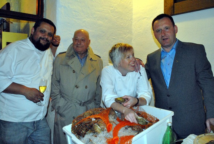 Corrado Pellizzer s Tomislavom Gretićem, Priskom Thuring i Emilom Perdecom
