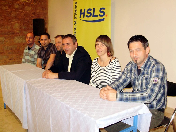 Sandro Jurman predstavio je kandidate s liste HSLS-a (A. POKRAJAC)