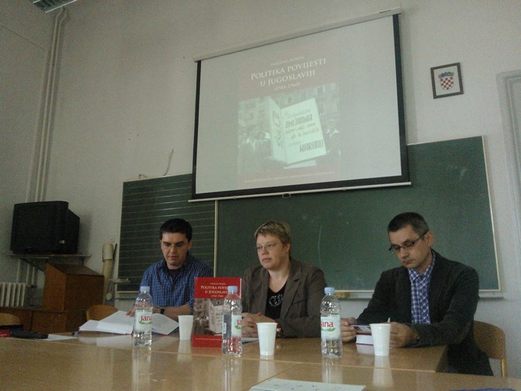 Knjigu su predstavili dr. Igor Duda, autorica dr. Snježana Koren i dr. Damir Agičić (Z. ANGELESKI)