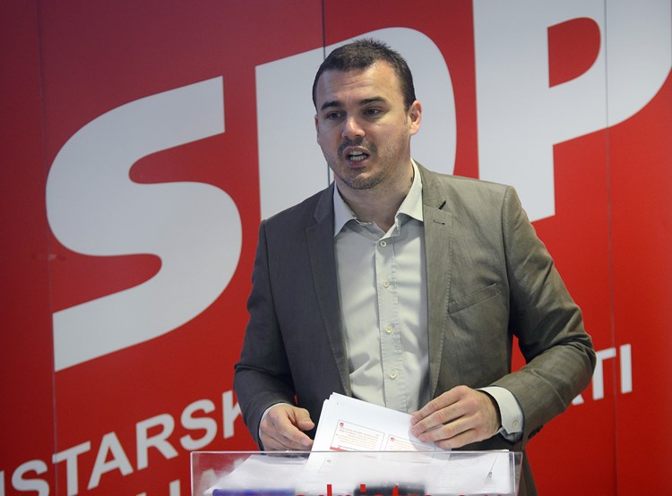 Danijel Ferić, povjerenik SDP-a za Istru (M. ANGELINI)