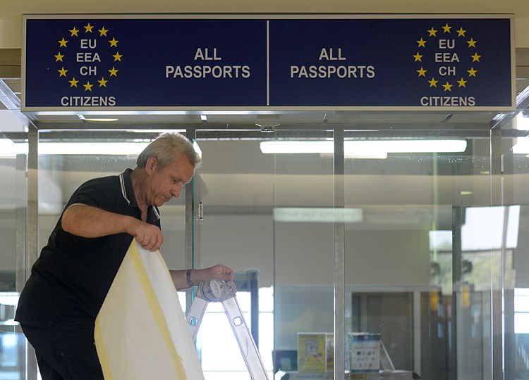 EU-oznake u pulskoj zračnoj luci (M. ANGELINI)