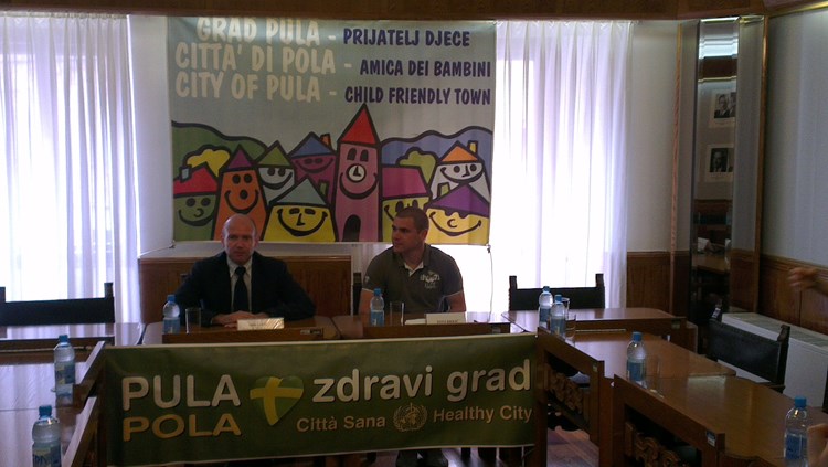 Pročelnik Erik Lukšić i trener VK Pula Toni Brkić (G. ROJNIĆ)