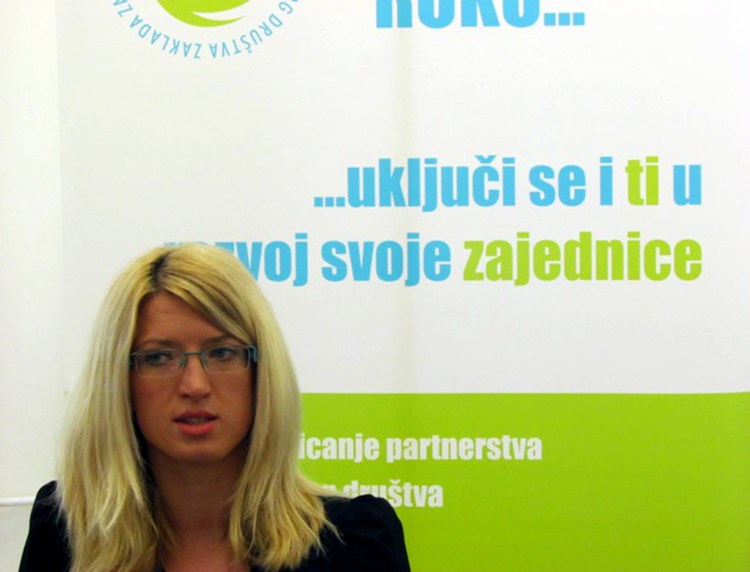 Romina Ružić iz Zaklade za poticanje partnerstva i razvoj civilnog društva