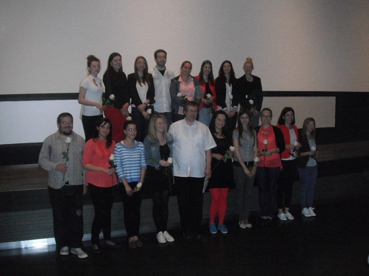 Autori i mentori s 2. revije filmova studenata u kinu Valli (M. ĆURIĆ)
