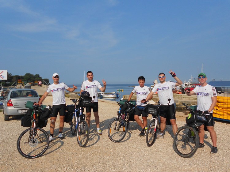 Petorica zagrebačkih biciklista u dva tjedna proći će 800 kilometara od Savudrije do Cavtata (V. HABEREITER)