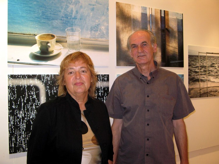 Maja Briski i Zdravko Kopas na otvaranju izložbe