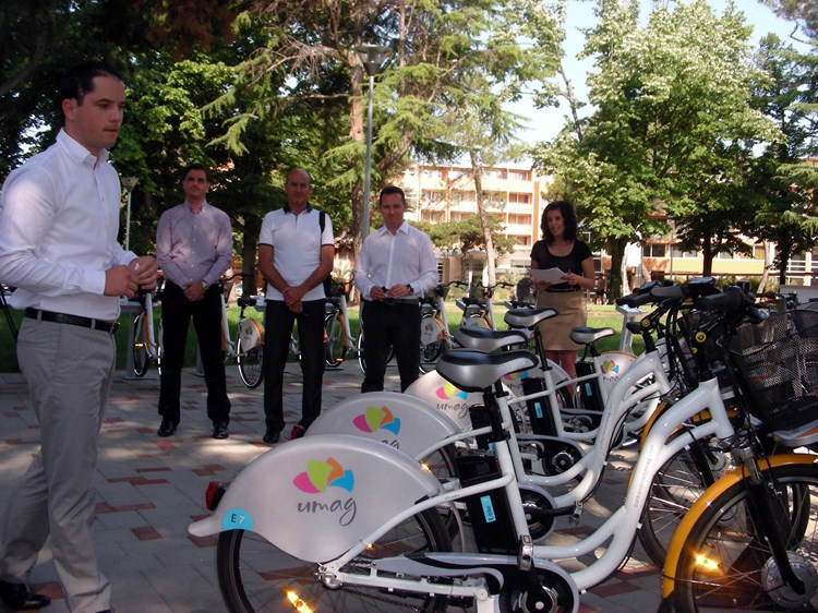 Automatsko iznajmljivanja bicikala već je uvedeno u Umagu (T. KOCIJANČIĆ)