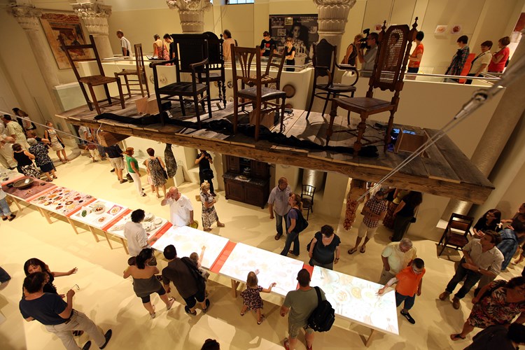 Izložba Ki sit ki lačan bila je otvorena u Svetim srcima od 5. srpnja do 23. studenog 2012. (Manuel ANGELINI)