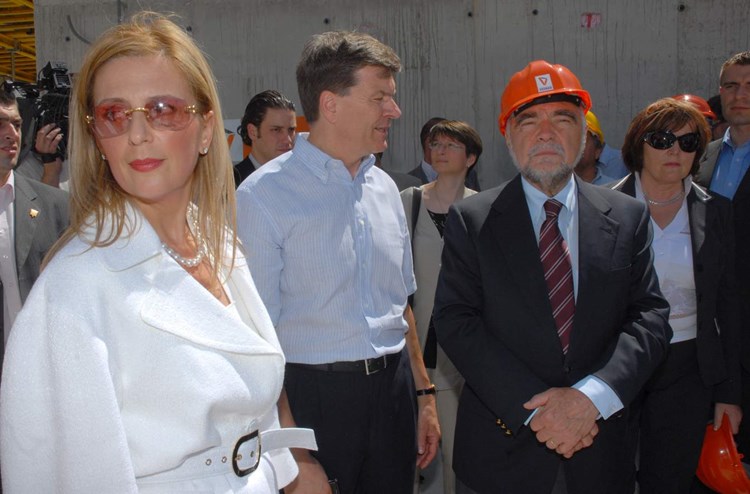  Ljubica Marfan, Miro Oblak i Stipe Mesić na gradilištu hotela Kempinski 2007. godine (M.  MIJOŠEK)