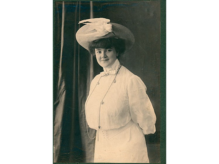Erma Bossi, 1905. (Arhiv Carla Pellegrini, Milano)