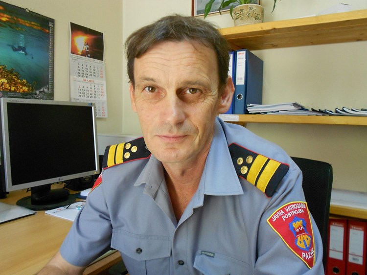 Serđo Šilić, zapovjednik JVP-a Pazin