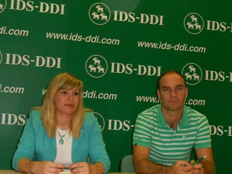 Predsjednik Kluba mladih IDS-a Vili Rosanda i potpredsjednica Petra Kancijanić  (B. PETROVIĆ)