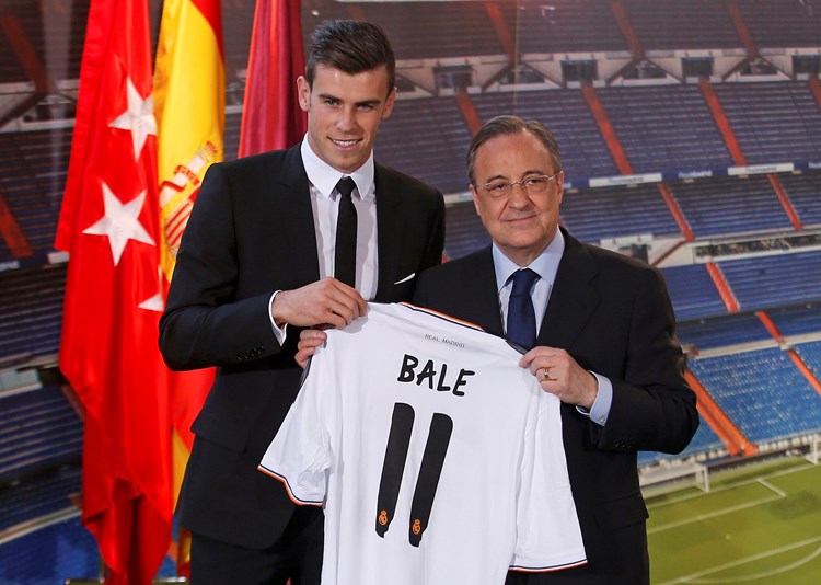 Gareth Bale i predsjednik Real Madrida Florentin Perez (Reuters)