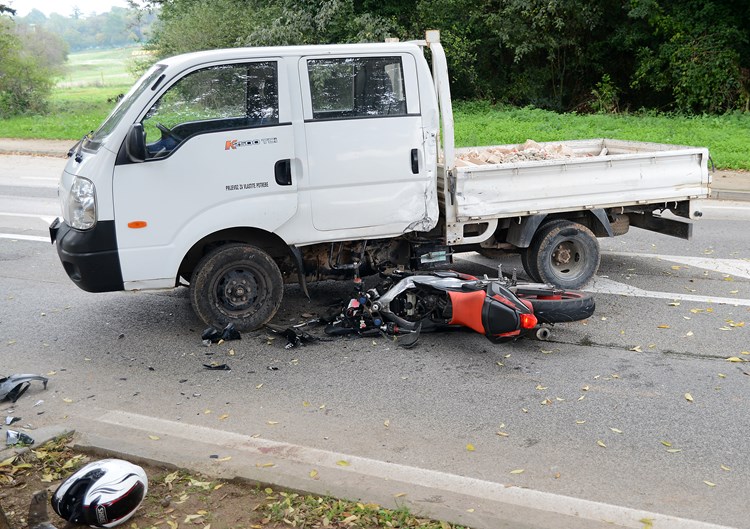 Vozačica motocikla poginula u sudaru s teretnim vozilom (M. ANGELINI)