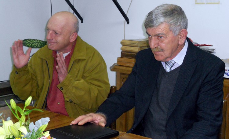 Bruno Knapić i Josip Zahtila, predsjednik Kluba (I. R.)