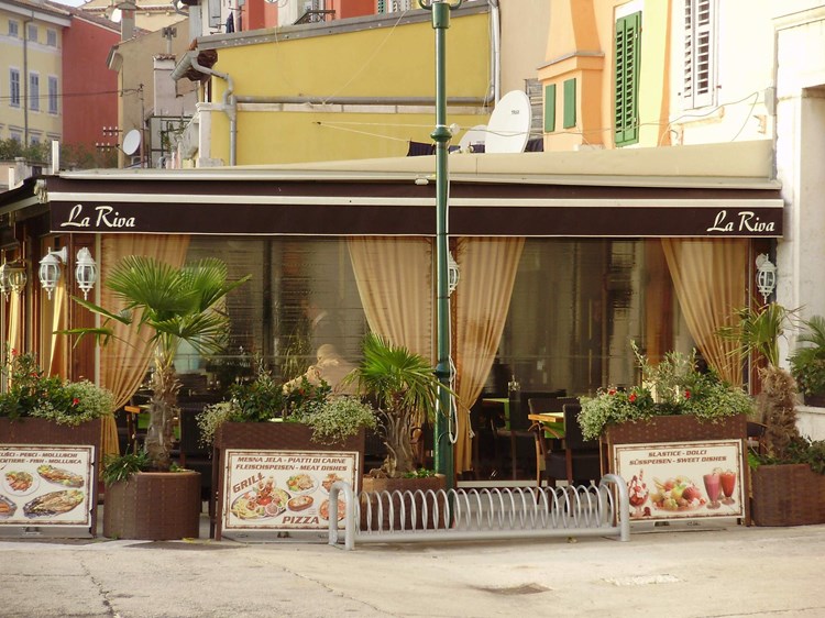 Restoran La Riva u Rovinju u vlasništvu Zije Muratija (arhiva)