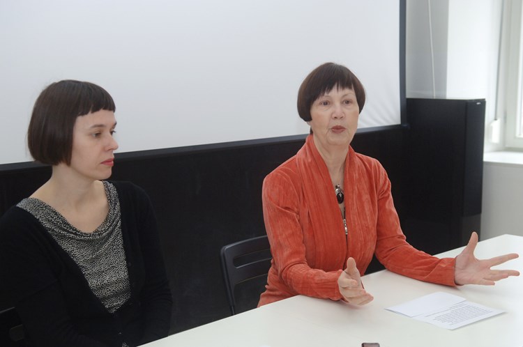 Tanja Miličić i Zdenka Višković Vukić na konferenciji za novinare (D. MEMEDOVIĆ)