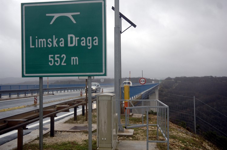 Nesreća se dogodila kod mosta Limska Draga (M. SARDELIN)