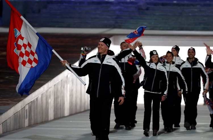Hrvatsku zastavu nosio je Ivica Kostelić (Reuters)