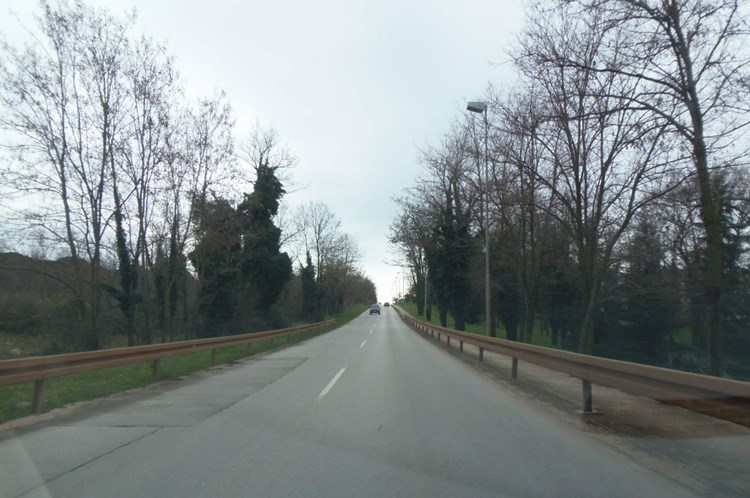 Dionica državne ceste D75 u dijelu od naselja Špadići do naselja Finida (V. HABEREITER)