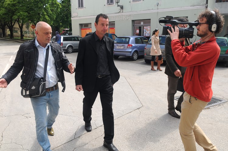 Novinar Timon Moll (lijevo), optuženi Igor Kerin i snimatelj Rolf Beun (D. ŠTIFANIĆ)