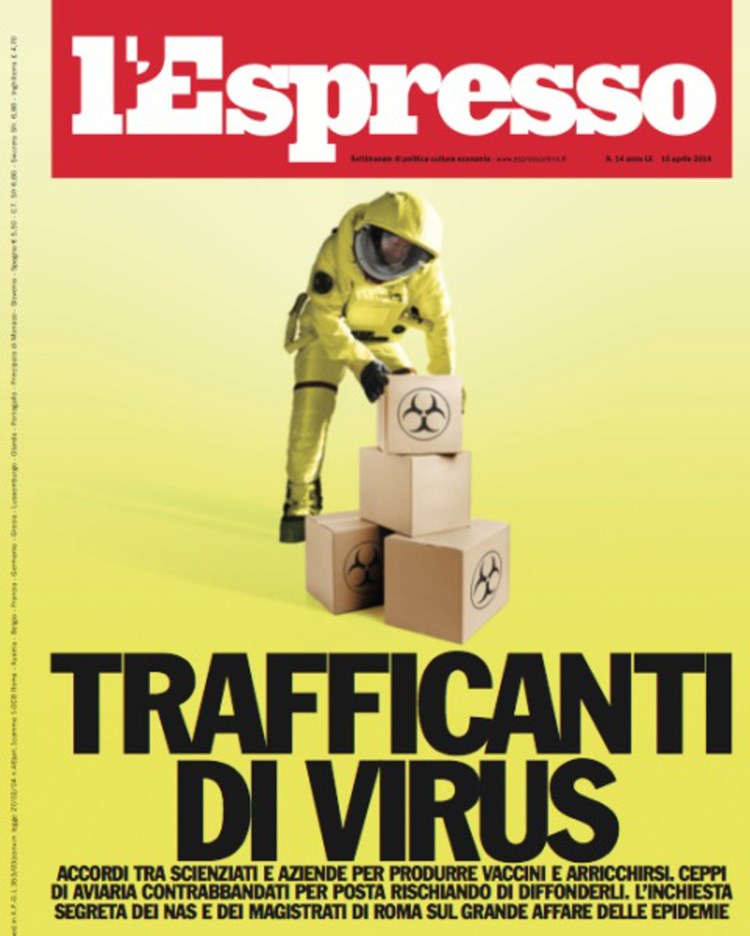 Naslovnica talijanskog tjednika koji je objavio priču