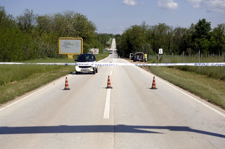 Prometna nesreća na cesti Poreč - Tar (M. SARDELIN)