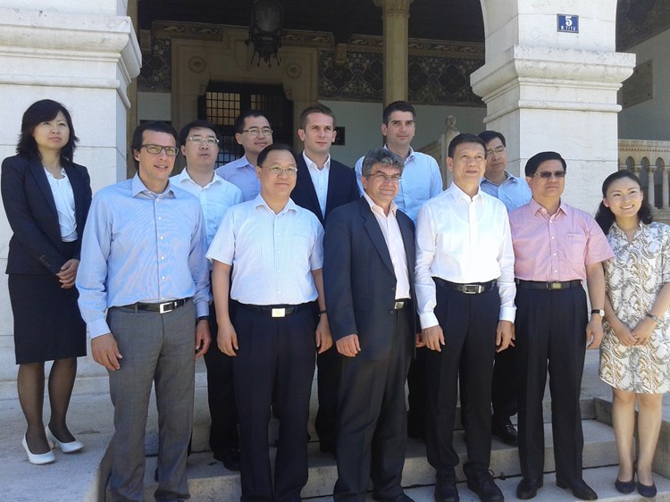 Kineska delegacija s domaćinima u Poreču