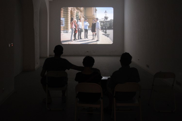 Projekcije filmova deset umjetnika u galeriji Anex (D. ŠTIFANIĆ)