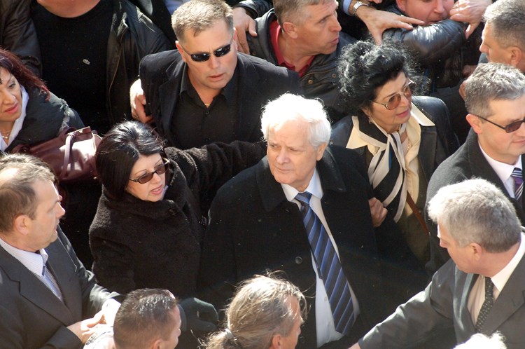 Abdić na izlasku iz pulskog zatvora u ožujku 2012. (S. MILJEVIĆ)